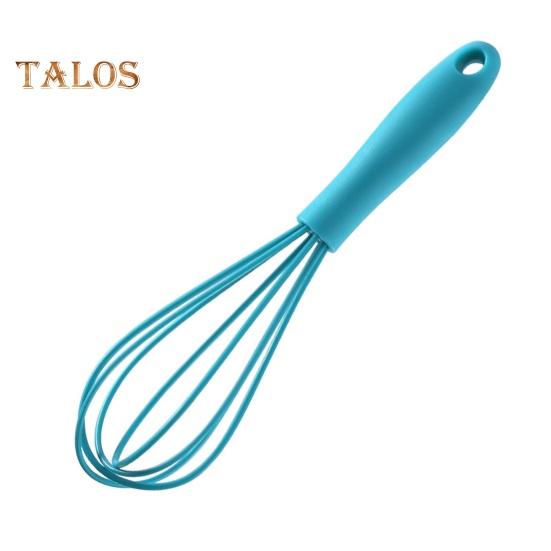 Силиконовый венчик для взбивания яиц, ручной венчик для яиц с нескользящей ручкой, ручные проволочные венчики с силиконовым покрытием для смешивания, приготовления пищи, перемешивания