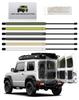 Maplewoodcar Новинка Доступен в 6 Задний Амортизатор Крышки для Suzuki Jimny Свободно Бесконечно Jimny Свободная Остановка Jimny Свободно Фиксируется Обеспечивает Защиту Задней Двери от