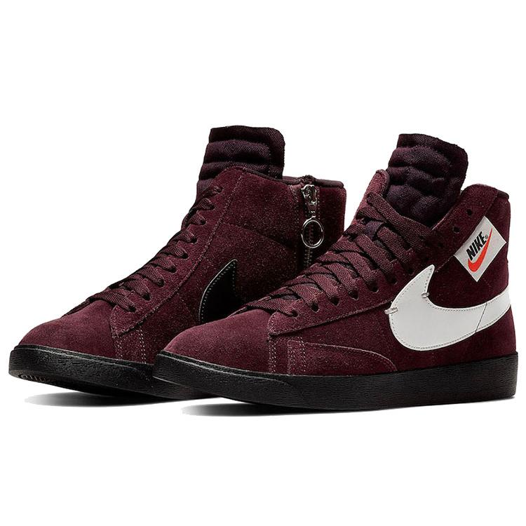 Новые женские Nike Blazer Mid Rebel Burgundy Crush BQ4022-600