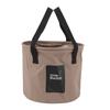 Collapsible Bucket 10L High Temperature Resistant Portable Folding Water Bucket with Handle for Camping Fishing Picnic