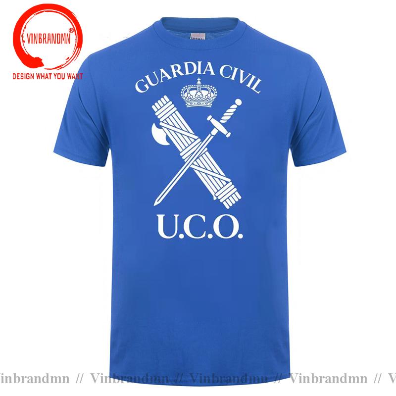 Uco Guardia Civil Espaa Polica T Shirt Unisex Spain Guardia Civil Tshirt Unisex Military Army Summer Streetwear Tops Tee Shirt