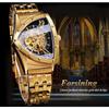 Forsining New Men's Fashion Casual Hollow Watch Automatic Mechanical Watch GMT1199-2-A