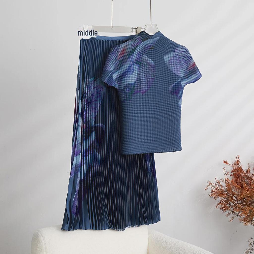 Женские топы с длинным рукавом в складку, новые футболки Purple Temperament, нижние рубашки – серия ME