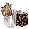 Gift Halloween Box Scene With Pumpkin Cat Castle Design For Festival Decor