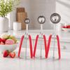 3pcs set Trigger Release Ice Cream Scoop Set Stainless Steel Stainless Steel Scoop  Food Preparation