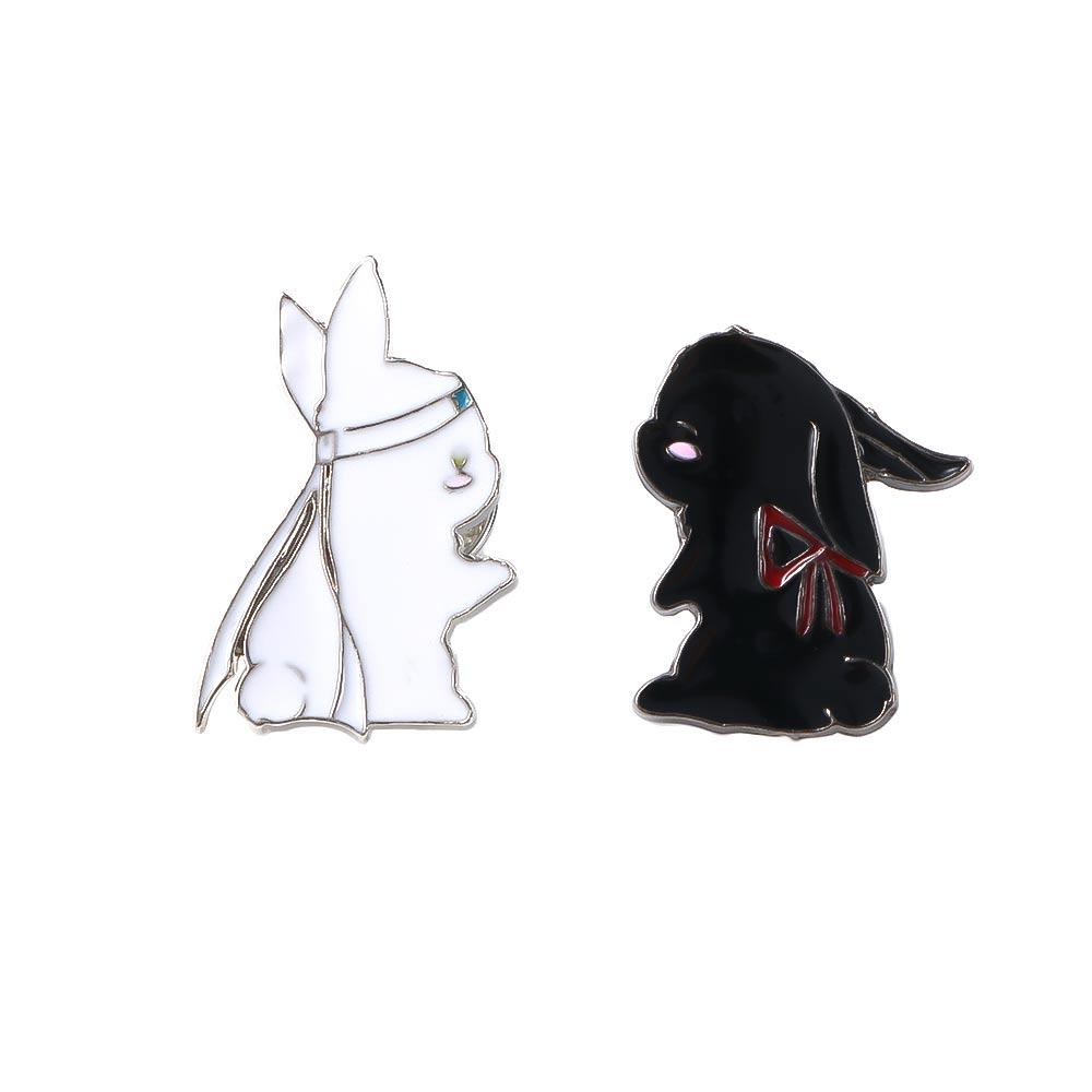 Demonic Accessories Lan WangJi Wei Wuxian Lapel Pin Brooches Pin Badge Enamel Brooch Mo Dao Zhu Shi