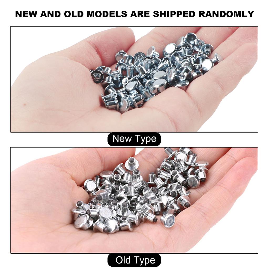 100 шт. 6,5 мм/0,26" винты для колесных шин шипы для зимних шин для обуви для велосипеда, мотоцикла, квадроцикла