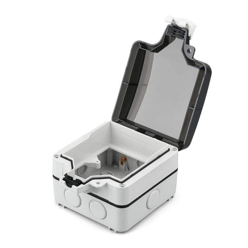 British Outdoor Waterproof IP66 Socket, European/German Standard Waterproof Box