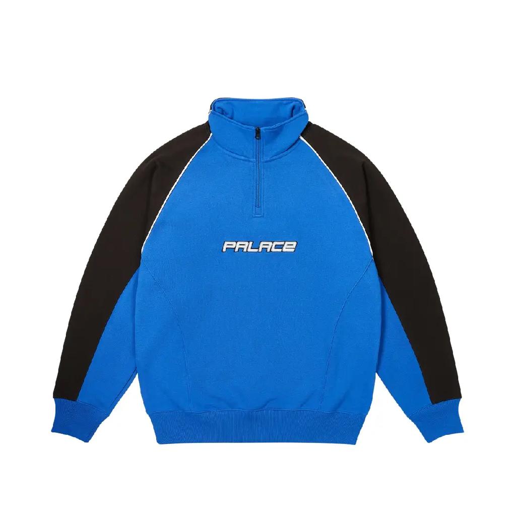 Palace Palstar 1/4 молния Blue Berry унисекс топы P27CS139