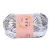 For Cushion Shiny Sewing Magic Color Crochet Yarn DIY Hand Knitting Yarn Ball Imitation Leather