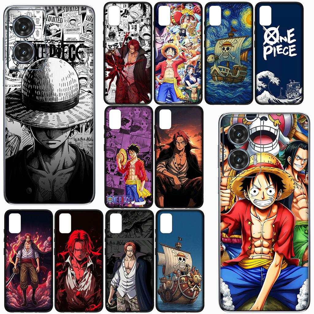 Cover for Samsung Galaxy A56 A26 A36 A10 A20 A30 A31 A32 A50 A55 A52 A53 A33 A12 A14 Phone Case Shanks Red Hair One Pieces Luffy