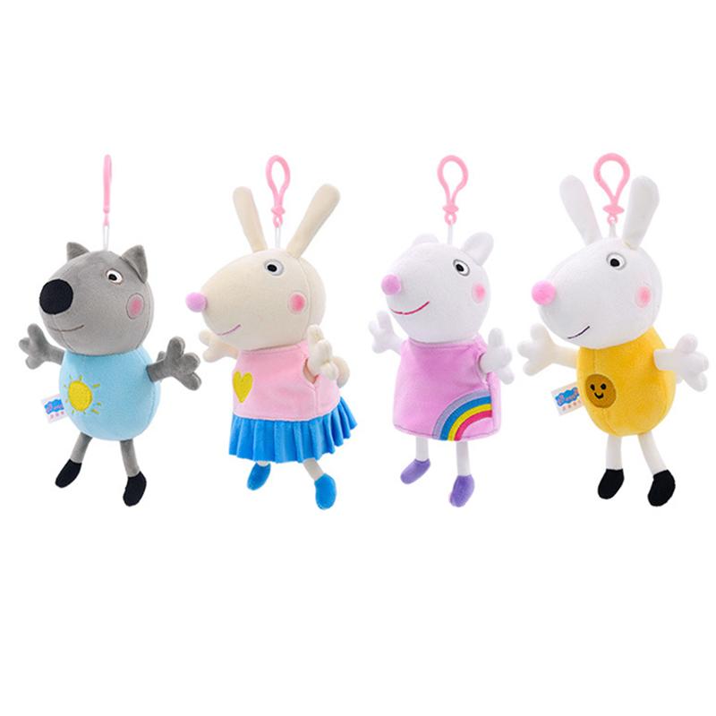 Оригинальная мягкая игрушка Свинка Пеппа для детей Маленькая кукла-брелок Брелок для сумки Детский подарок на день рождения