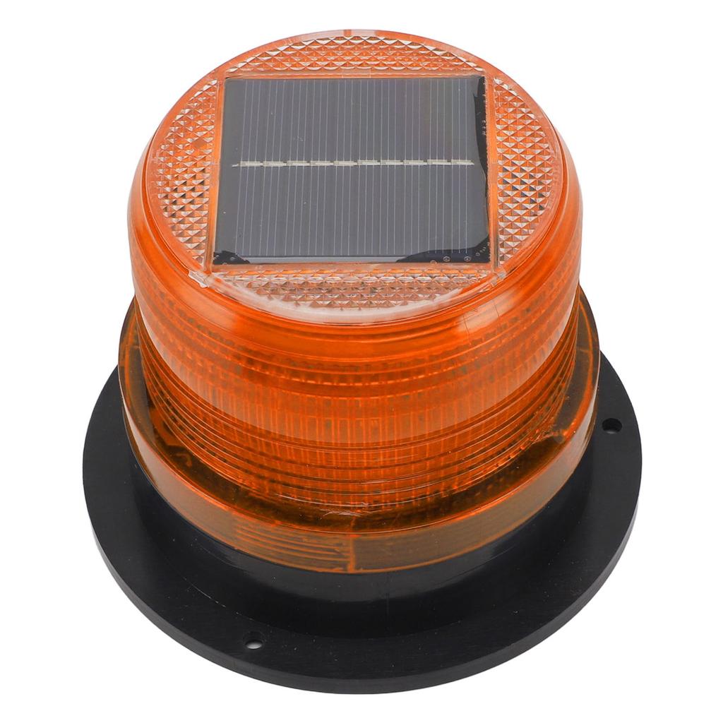 Solar Strobe Warning Safety Flashing Light Waterproof LED Emergency Warning Light with Strong