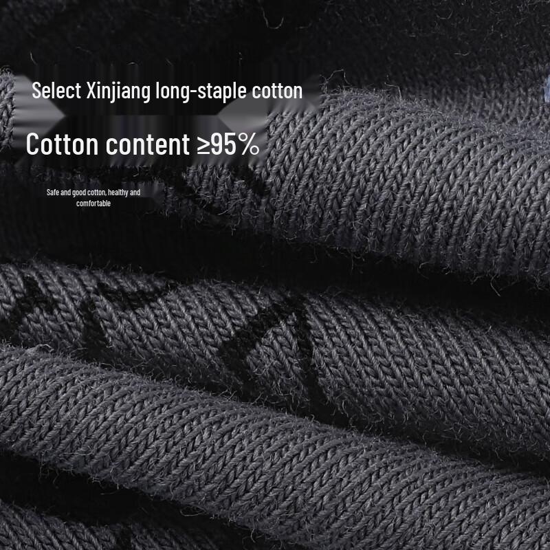 SEPTWOLVES Мужские антибактериальные боксеры-брифы из эластичного хлопка, 3 шт.