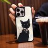 Экстравагантный кот подходит для чехла для мобильного телефона Apple IPhone16/17pro 14 матовый PC13 премиум 12 женский 15 жесткий чехол