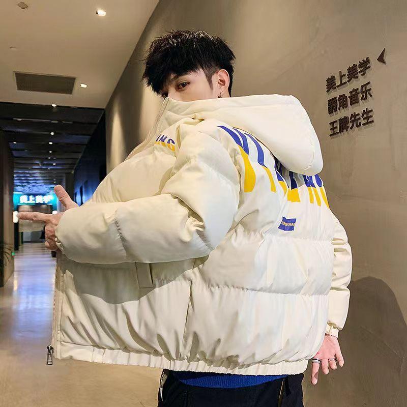 Winter Parka Men Padded Jacket Warm Puffer Jackets Outdoor Hooded Thickened Parka Coats