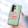 Чехол для телефона 'Банка сардин' с кленовым листом для Samsung S26 S25 S24 FE S23 S22 S21 Plus S20 Ultra Note20Ultra Черная стеклянная крышка