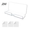 Office Charging Organizer Acrylic Tablet Wall Mount Holder, Universal Mounted Smartphone Stand, Space Saving Cable And Hole for Living Room Dock