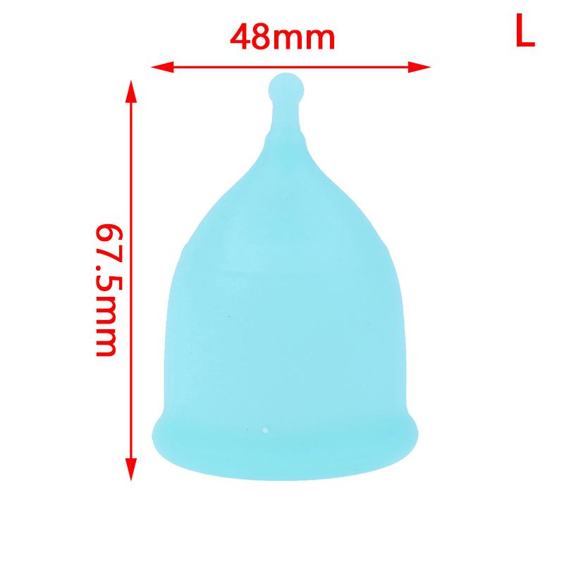 1 шт. мягкая силиконовая менструальная чаша для чувствительных женщин, многоразовая SML