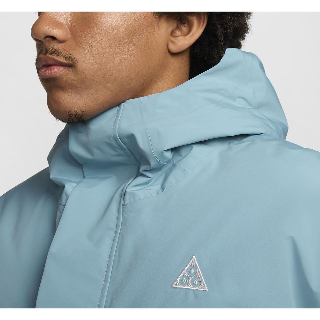 Nike ACG PrimaLoft Skull Peak Storm-FIT Удобная ветрозащитная водонепроницаемая повседневная куртка Мужские куртки Небесно-голубой FV8681-464