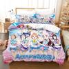 Мода 2025 Новая Каваии Love Live! Комплект постельного белья Мультяшный Аниме трехпредметный Комплект Взрослый Детский Спальня Комплекты Пододеяльников Домашний Текстиль