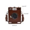 Camera Box Shaped Shoulder Tote Bag Top Handle Purse Crossbody Handbag for Women Girls