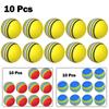 10PCS Foam Golf Balls Indoor Swing Training Practice Balls Rainbow Sponge Balls Golf Beginners Flexible Training Aid Accessories