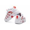 Fila Panini Fashion Casual Classic Comfortable Versatile Low-Top Retro Basketball Shoes Men Sneaker White Red F12M111228FFR