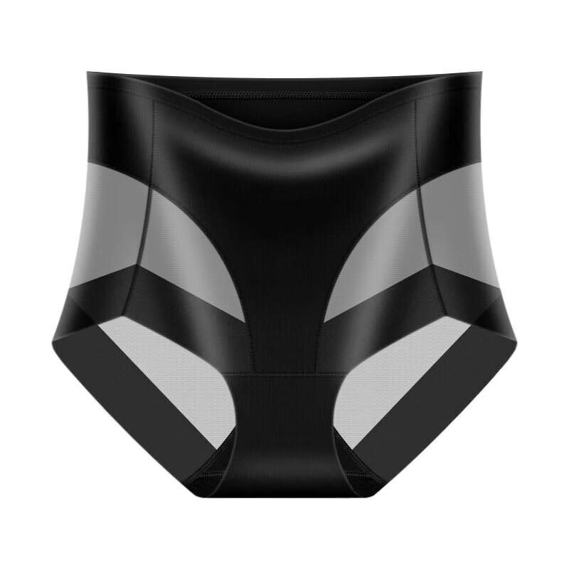 Женские трусы-слипы с высокой талией, контролем живота и эффектом лифтинга ягодиц, из ледяного шелка, 3 шт.