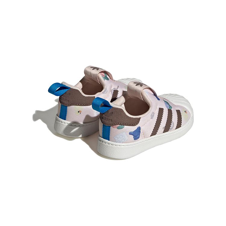 LEGO x adidas Superstar 360 I С принтом по всей поверхности - Wonder Quartz Детские кроссовки Розовый Земляной Синий-Королевский IF2169