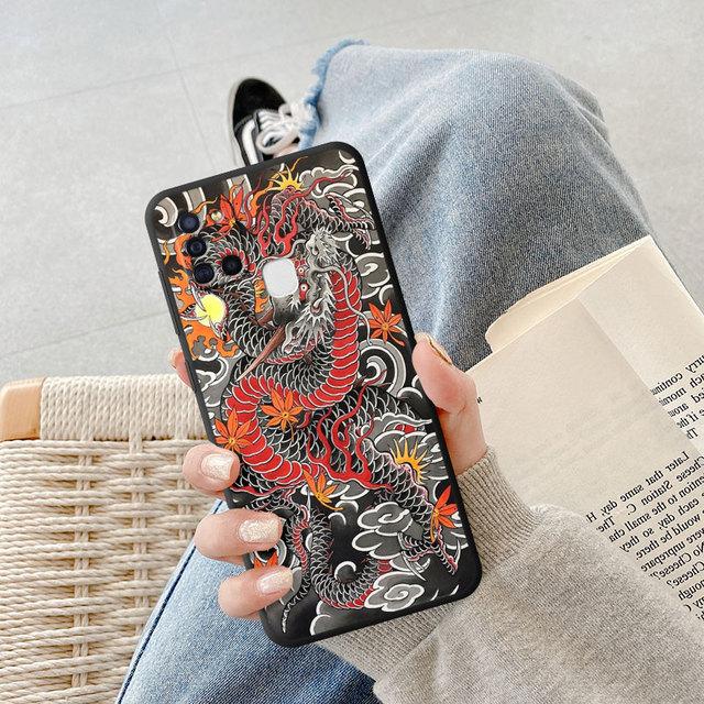 Модный чехол для телефона с китайским тигром и драконом для Samsung Galaxy A50 A20e A70 A54 A34 A40 A10s A10 A02 A01 A02s A03 Core A04, чехол