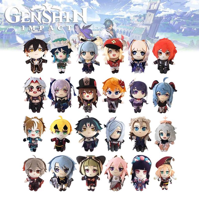 Мягкая игрушка Genshin Impact Игра Аниме Персонажи Кукла Милый дизайн Хлопок ПП Подарки