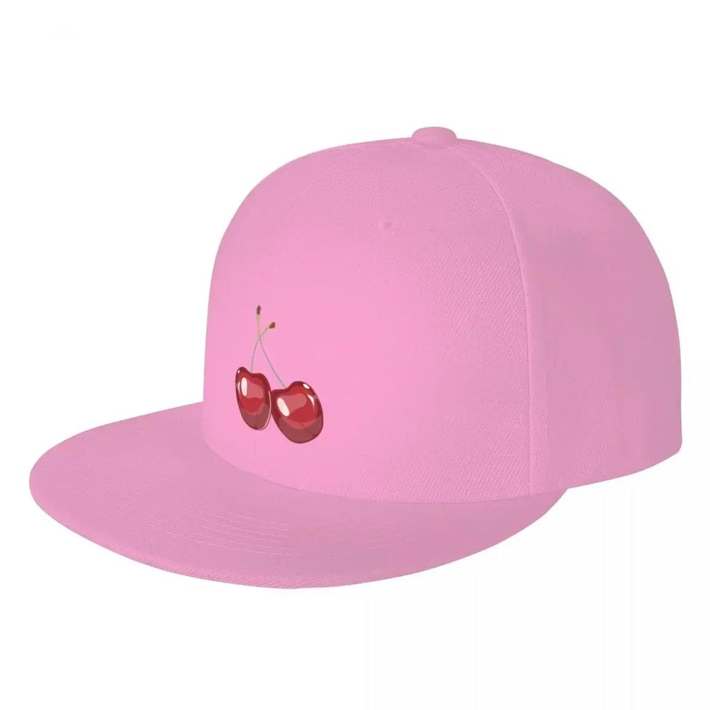 Red Cherry Fruit Realistic Cartoon Baseball Cap Custom Cap Rave Hood Baseball For Unisex Womens