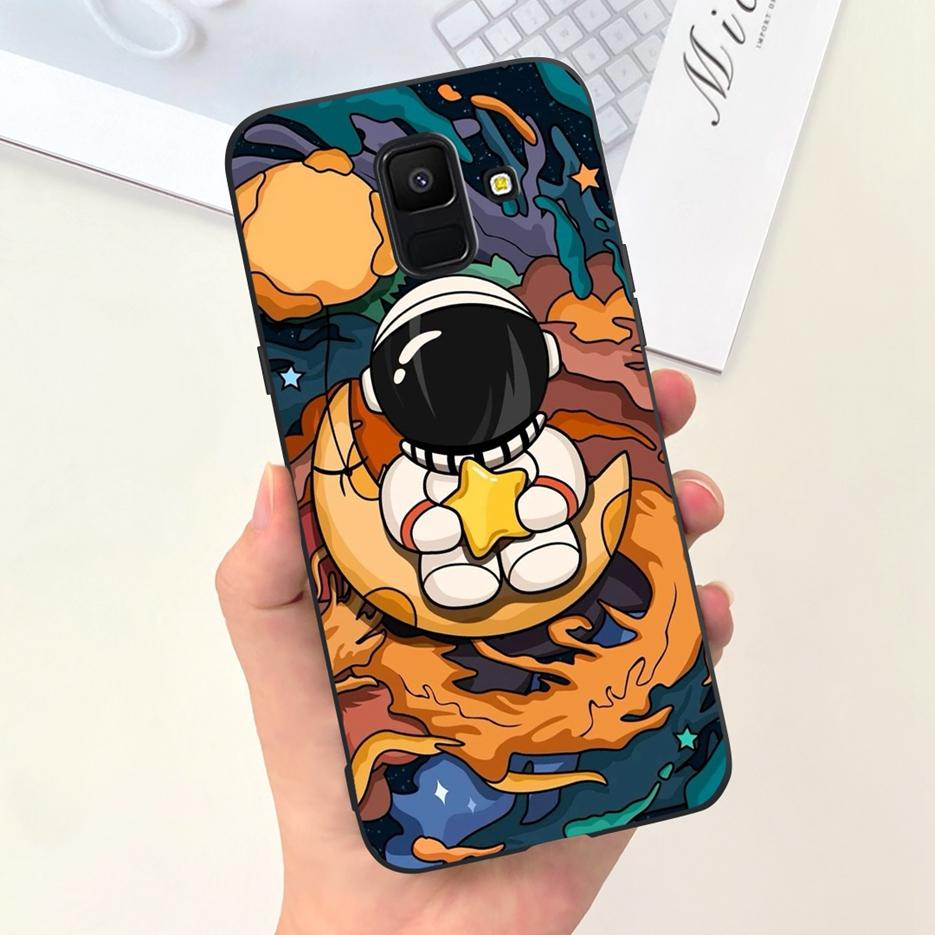 Чехол для Samsung Galaxy A6 2018 SM-A600F Милый Модный Расписной Чехол Мягкий ТПУ Чехол для Телефона Для Samsung A6 Plus A6+ 2018 A605F Бампер