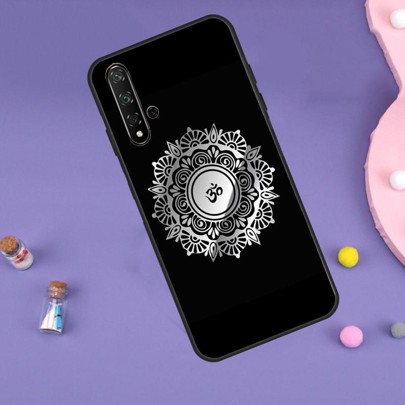 Aum Om Yoga Symbol Fitness Gym Case For Huawei Nova Y70 Y60 Y61 Y90 Y91 5T 9 10 SE 3i 8i 11i 11 Pro P20 P40 P30 Lite Cover