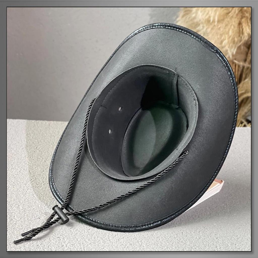 Buzz Selection Ковбойская эмблема Стильный и крутой для улицы и CAQ992 Шляпа, Мероприятия, Мужской Женский, (Кофе)