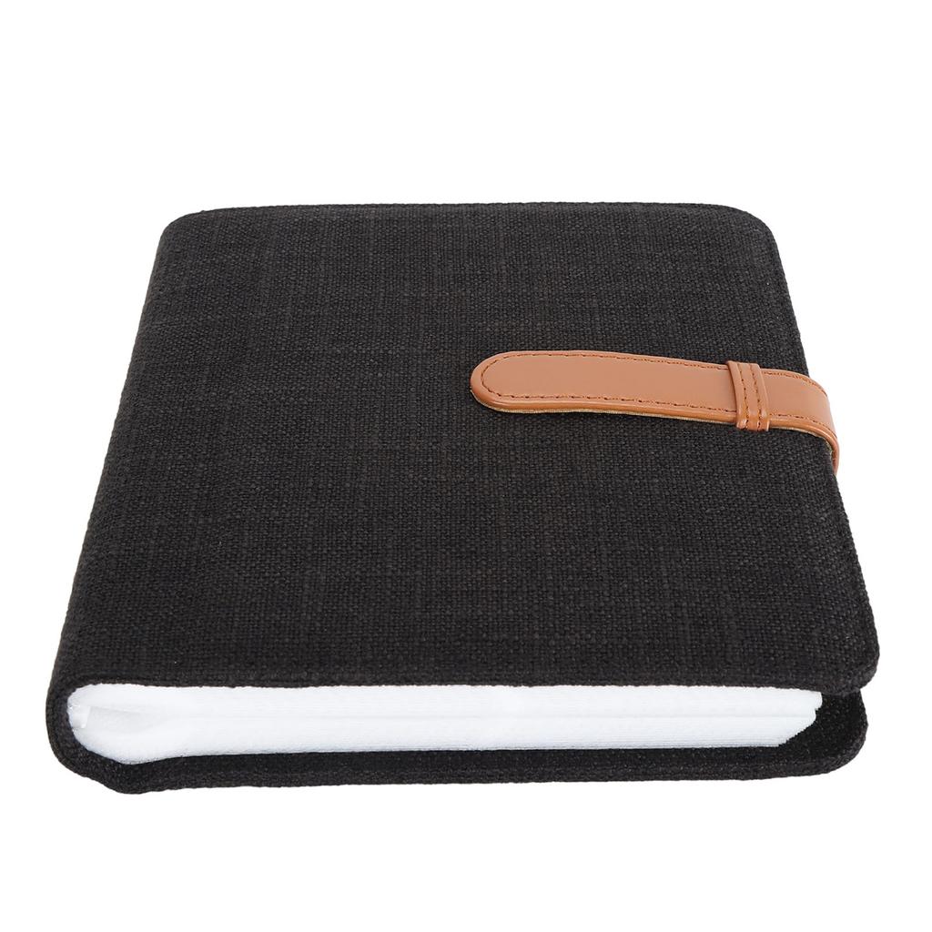 Льняной твердый переплет 3-дюймовый фотоальбом большой вместимости универсальный 288 карманов для фотографий альбом с льняной обложкой