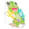Деревянные игрушки Монтессори для малышей 1-2 лет Инструменты для раннего образования и изучения математики 3D Интерактивные обучающие пособия