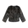 Winter European and American imitation fox hair light luxury fur coat fashionable and environmentally friendly fur women's medium and long fur coat