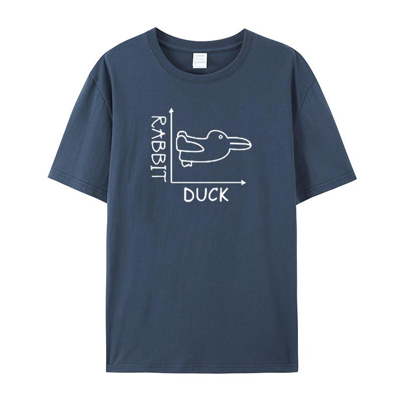 Duck Rabbit Fun Math T Shirt Unisex Fathers Day Birthday Gift For Unisex Funny Adult Tshirt Summer Tshirts Short Sleeve Unisex Tees