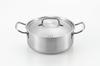 Кастрюля Yoshikawa из нержавеющей стали 20 см, совместимая с IH, совместимая с открытым огнем, произведена в Японии Tsubame Sanjo Gogi 4111302 YJ3523, двуручная, 2,8 л