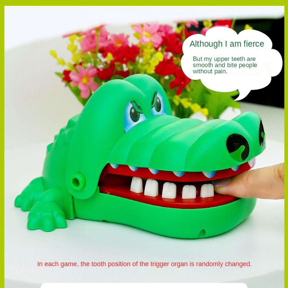 Children Gift Bite Finger Game Crocodile Scary Toy Alligator Keychains Biting Hand Alligator