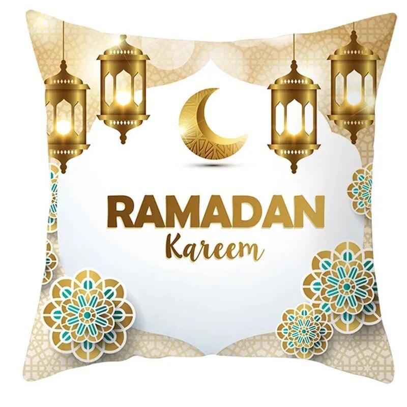 Чехол для подушки Eid Рамадан Карим, чехол для подушки, домашний декор, исламский мусульманский чехол для подушки Eid, украшение для праздника Ид