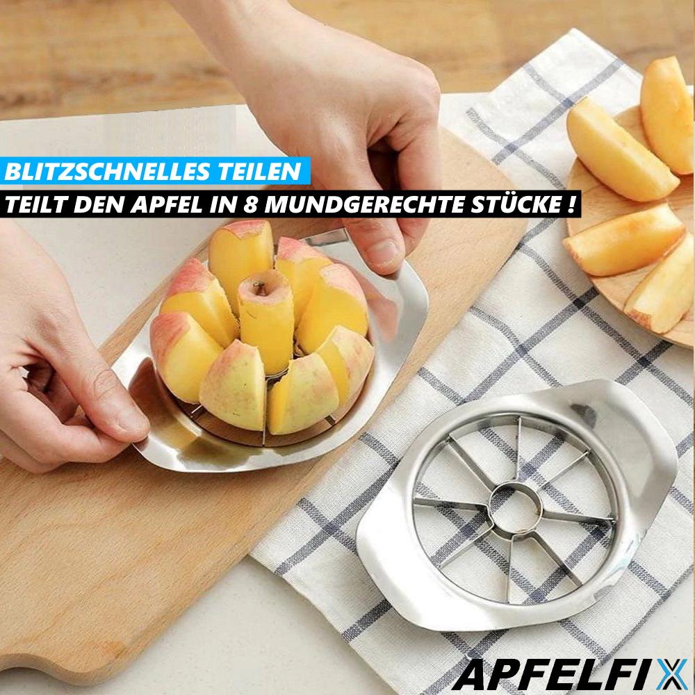 APFELFIX Stainless Steel Apple Slicer Apple Cutter Pear Slicer Fruit Slicer Corer