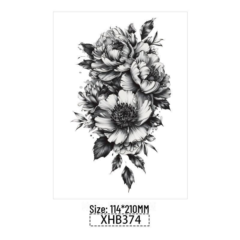 3D реалистичные временные татуировки-наклейки с изображением бабочек, тигров и змей