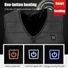 Men Women 10 Heating Zones Insulated Heated Vest USB Electric Charging Jacket Fishing Camping Outdoor Cold Resistant Washable Heated Vest