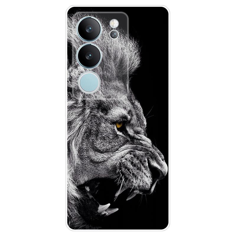 Для Vivo V29 Корпус Окрашенная задняя крышка из ТПУ Vivo V29 Мягкий силиконовый чехол