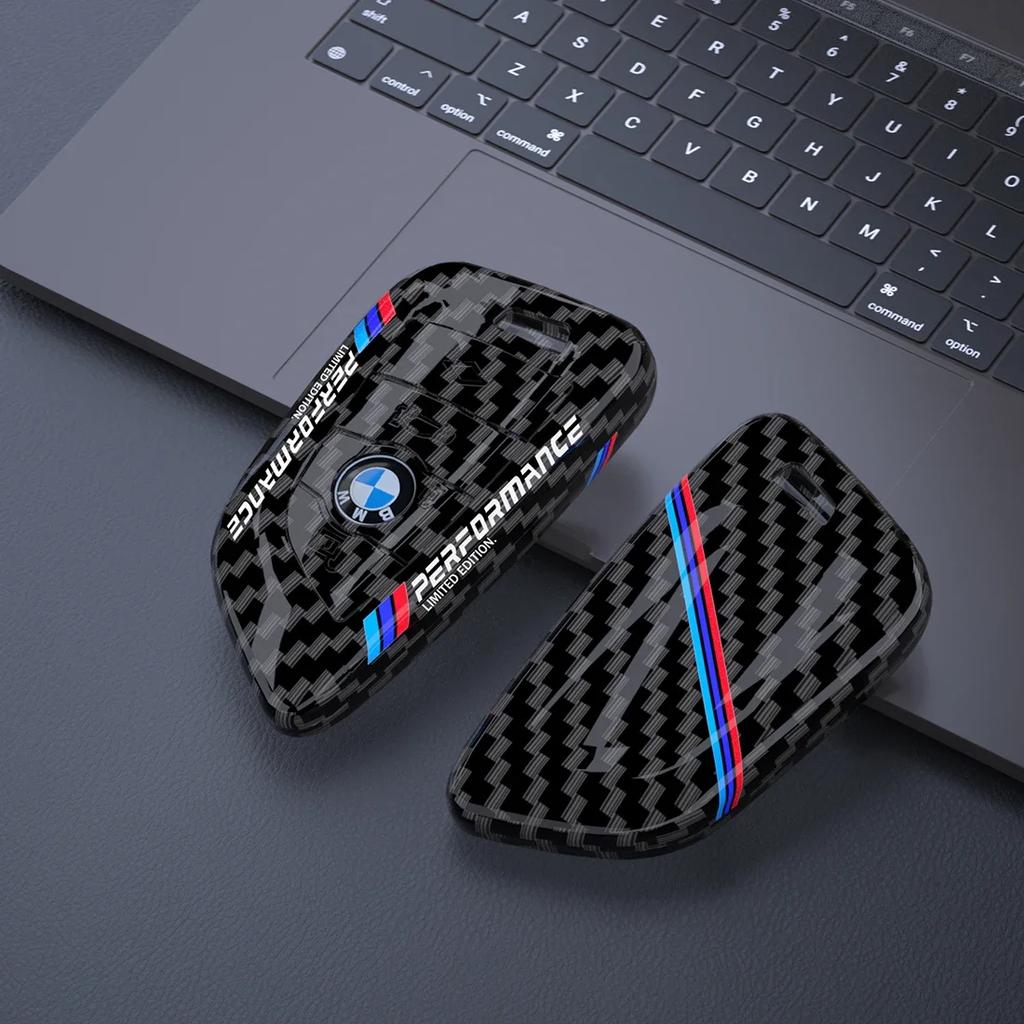 XLNZP1 For BMW Carbon Fibre Car Key Cover Case Shell For BMW G05 G07 F25 F15 F26 G01 G02 G06 G08 G14 G15 G16 F48 F39 F10 F30 Auto Acces