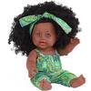 Black Girl Dolls African American Play Dolls Lifelike 12 Inch Baby Play Dolls