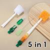 5в1 щетка для чистки чашек с длинной ручкой многофункциональная щетка для чистки бутылок с молоком кухонные принадлежности
